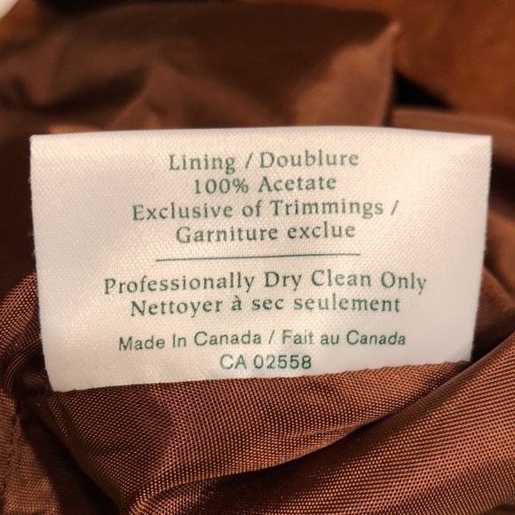 Danier Suede Skirt Size 8 Copper Brown - Picture 9 of 11